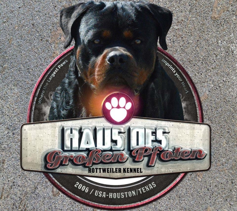 Haus Des Großen Pfoten Rottweilers - Houston, TX