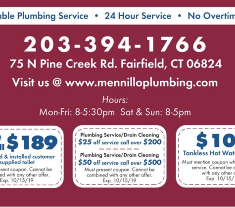 Mennillo Plumbing - Fairfield, CT