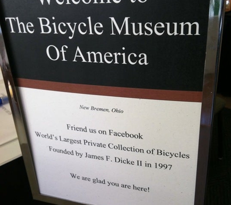 Bicycle Museum of America - New Bremen, OH