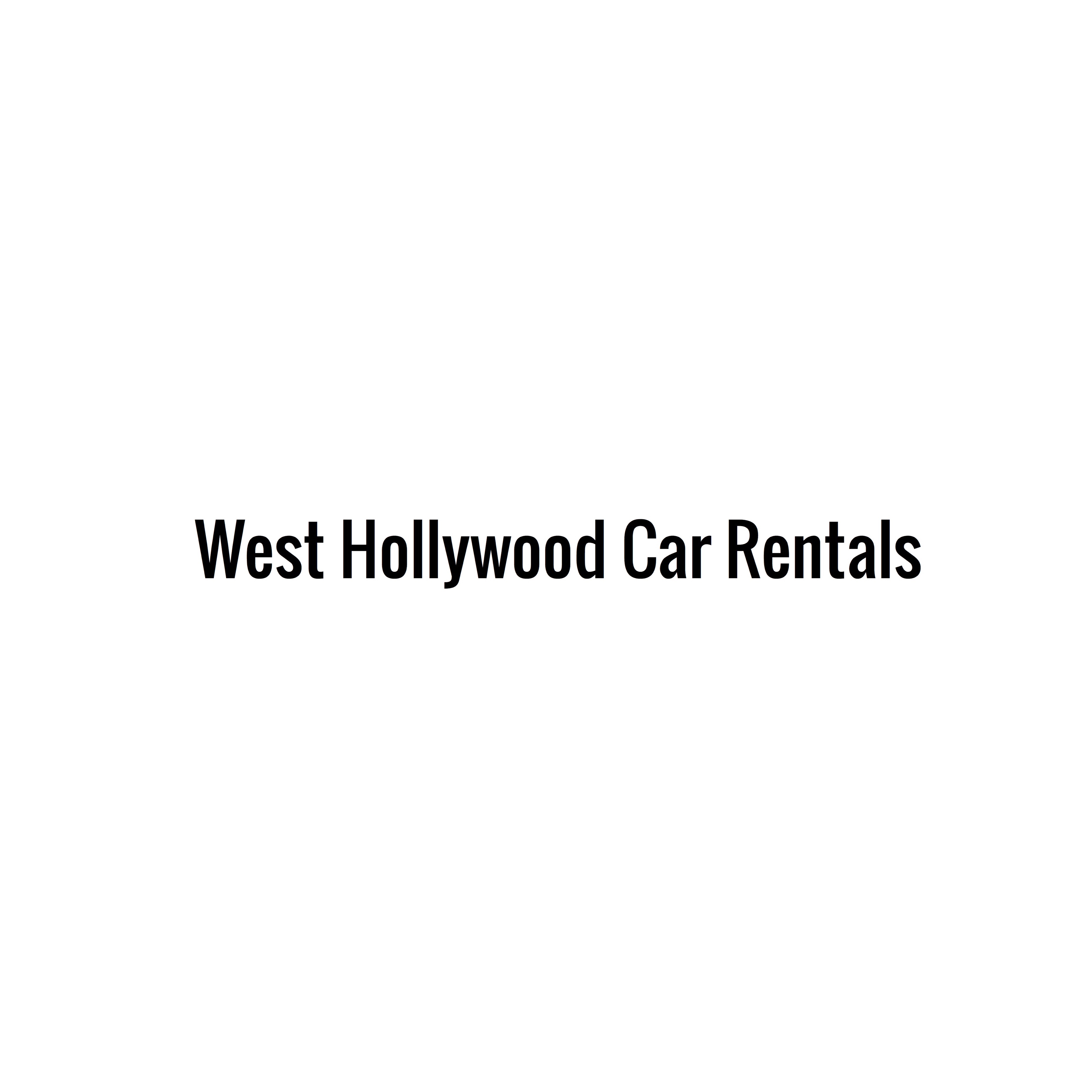 west hollywood car rentals