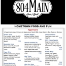 804 Main Bar & Grill - Restaurants