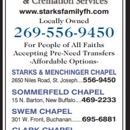 Starks Family Funeral Homes & Cremation Services - Cemetery Equipment & Supplies