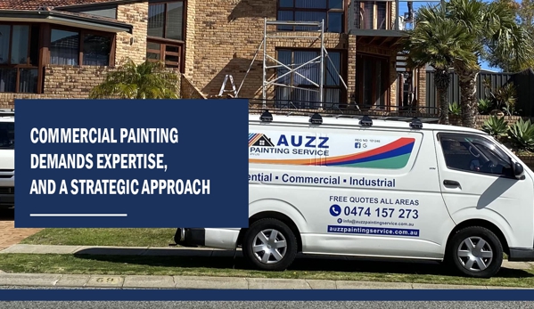 Auzz Painting Service - Stratton, WA. Commercial painting demands expertise, and a strategic approach.