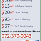 Dryer Vent Cleaning Duncanville