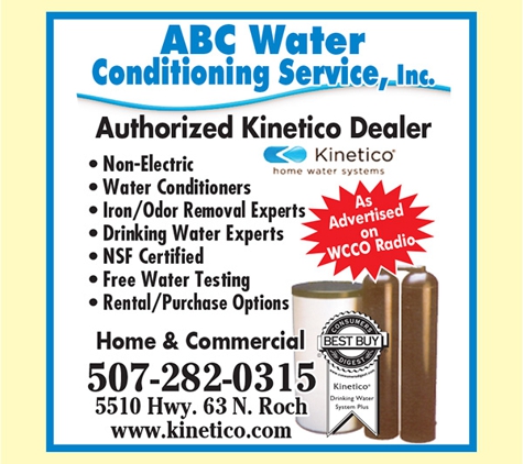 A B C Water Conditioning Service - Rochester, MN