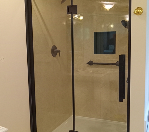 Knoxville Tub to Shower Conversions - Knoxville, TN. Travertine walk in shower