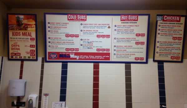 Jersey Mike's Subs - Canyon Country, CA. Menu