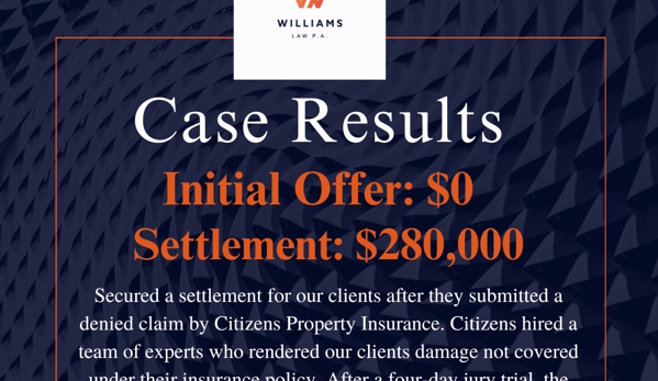 Williams Law, P.A. - Tampa, FL