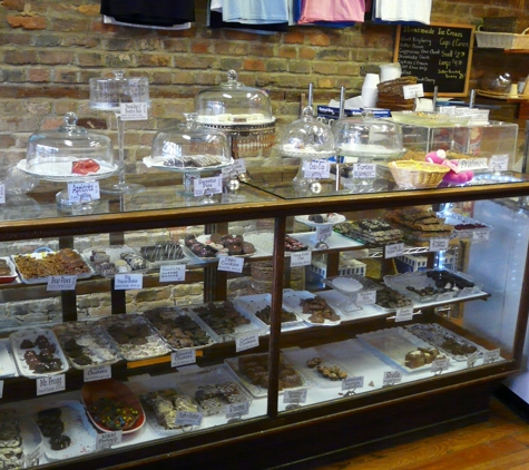 Sweeties - Georgetown, SC. Beautiful antique display case.