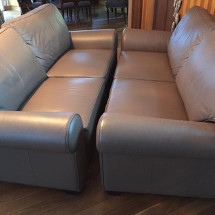 Uticolor Newcastle - Caves Beach, NSW. Very happy with these as good as new Moran leather lounges.