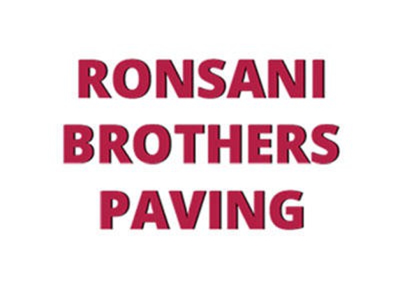 Ronsani Brothers Paving - Hudson, NY