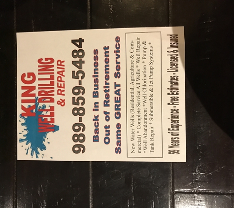 King Well Drilling & Repair - Midland, MI