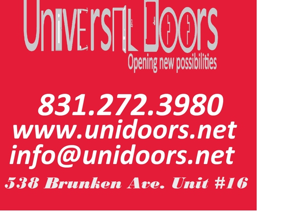 Universal Doors - Salinas, CA