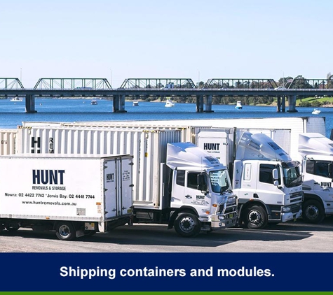 Hunt Removals - South Nowra, NSW. Shipping containers and modules.
