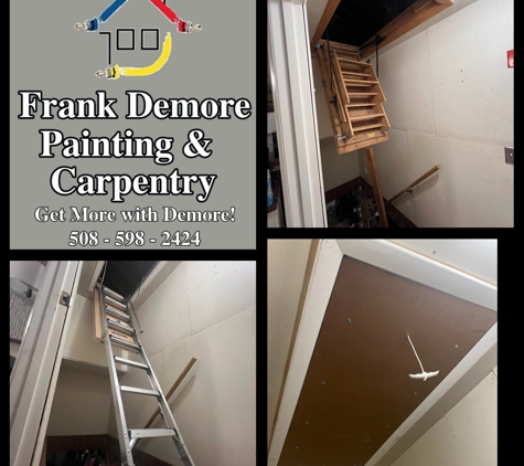 Frank DeMore Painting - Hudson, MA. Attic ladder replacement