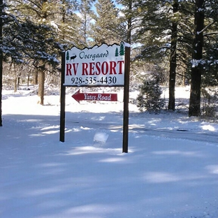 Overgaard Resort & Trailer Park - Overgaard, AZ. It snowed in our sleepy little mountain town!