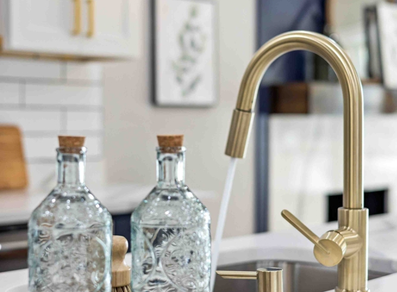 Precise Contracting - Albany, NY. Gooseneck kitchen Faucet to match cabinet hardware