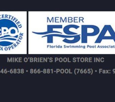 Mike O'Brien's Pool Store Inc - Davie, FL
