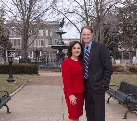 Crocker Law Firm - Bowling Green, KY. Cyndi and Ben Crocker at Fountain Square Park in Bowling Green, KY