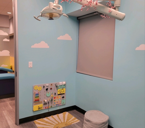 Mountain Kids Pediatric Dentistry - Fort Collins, CO. Special Infant & toddler private treatment room at Mountain Kids Pediatric Dentistry