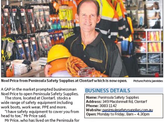 Peninsula Safety Supplies - Clontarf, QLD. Safety Signs - Contact for all you Safety Signs (incl. Custom Signage)