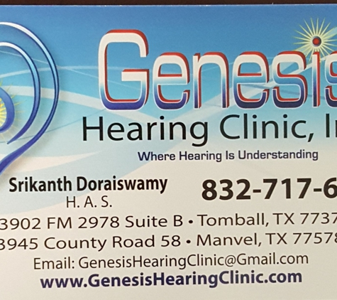 Genesis Hearing Clinic INC - Tomball, TX