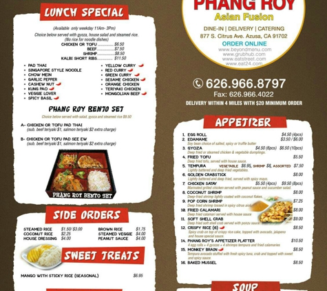 Phang Roy Thai Cuisine - Azusa, CA