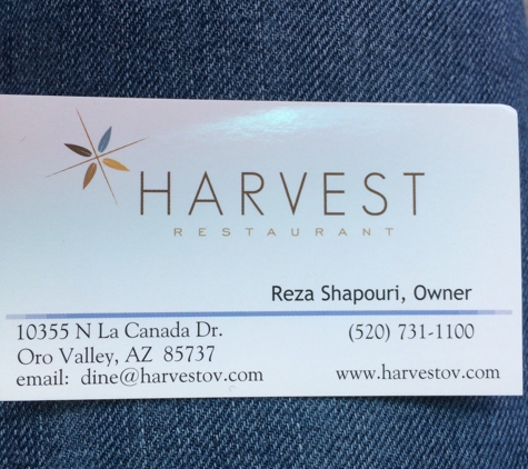 Harvest Restaurant - Tucson, AZ