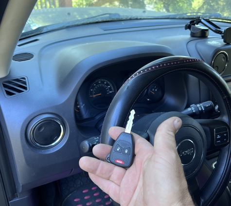 TNT Locksmith - Lakeside, CA. Customer lost the keys to their Jeep Compass in the mountains. We traveled to their location and made the key on-site.