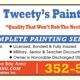 Tweety's Complete Painting Service