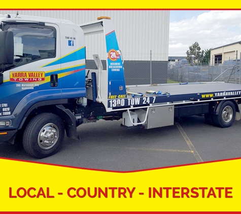 Yarra Valley Towing - Lilydale, VIC. Local - Country - Interstate