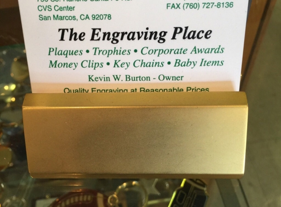 The Engraving Place - San Marcos, CA