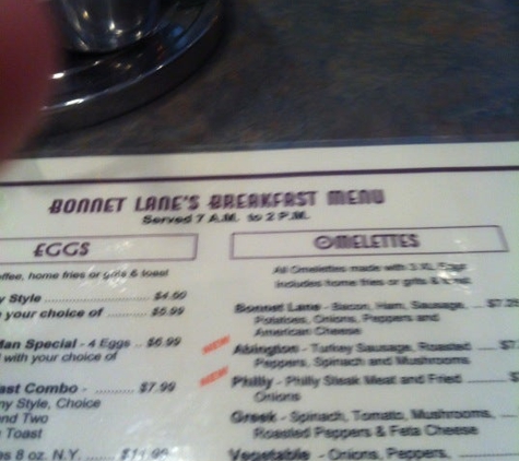 Bonnet Lane Family Restaurant - Abington, PA