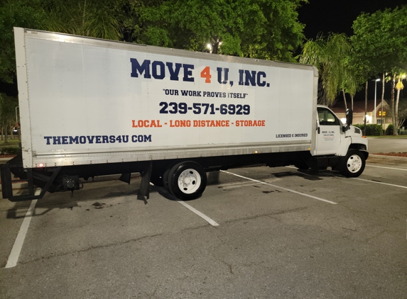 Move 4 U Inc - Naples, FL. Local&Long Distance Movers!