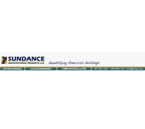 Sundance Architectural Products, LLC - Orlando, FL. Sundance Architectural Products, LLC