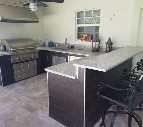 Miller Construction & Design - Boca Raton, FL. Outdoor Kitchen