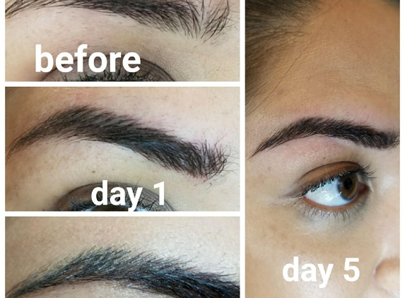 Samira's Permanent Makeup & Training Center - Greensboro, NC. 3D Microblading Brows