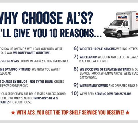 Al's Plumbing Heating & Air Conditioning - Plano, TX