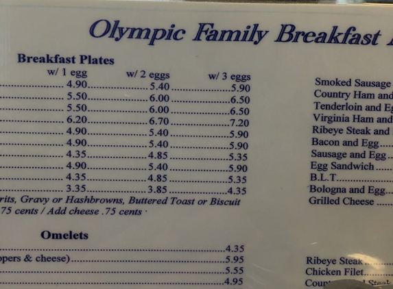 Olympic Family Restaurant - Kernersville, NC