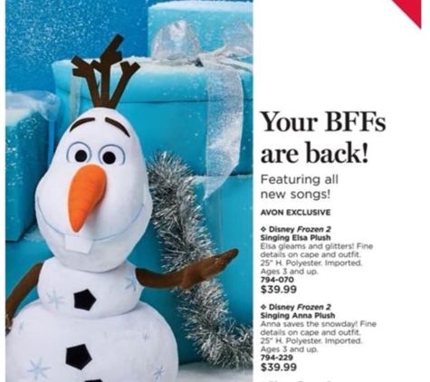 Shelleys Avon Murrieta and Temecula - Murrieta, CA. Get yours now while supplies last!
#frozen2olaf #frozen2anna #avonmurrieta #avontemecula #avonmenifee #avonwildomar #avonwinchester