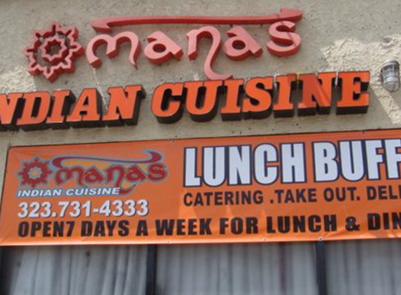 Manas Indian Restaurant - Los Angeles, CA