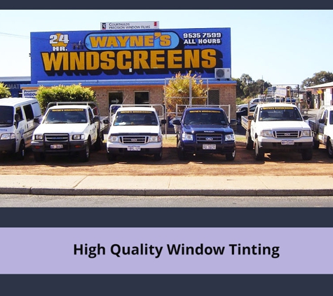 Wayne's Windscreens - Mandurah, WA. High Quality Window Tinting