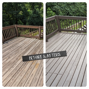 Skilled Pugs - Euharlee, GA. Deck stain and sealing 