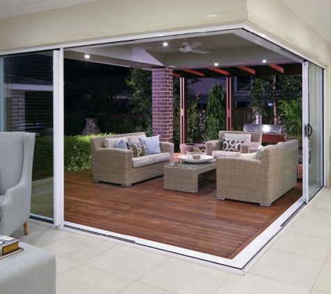 Bradnam's Windows & Doors - Mount St John, QLD. Aluminium Corner Sliding Door