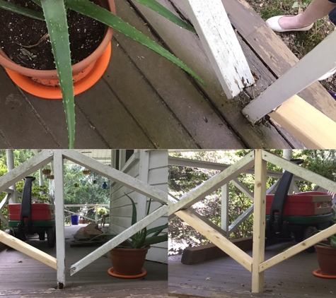 Mr Handyman - Malvern, PA. Wooden deck repair 