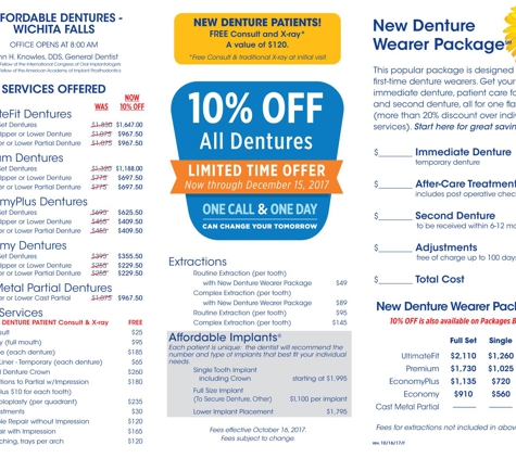 Affordable Dentures - Wichita Falls, TX