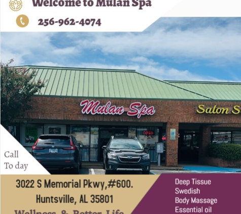 Mulan Spa - Huntsville, AL