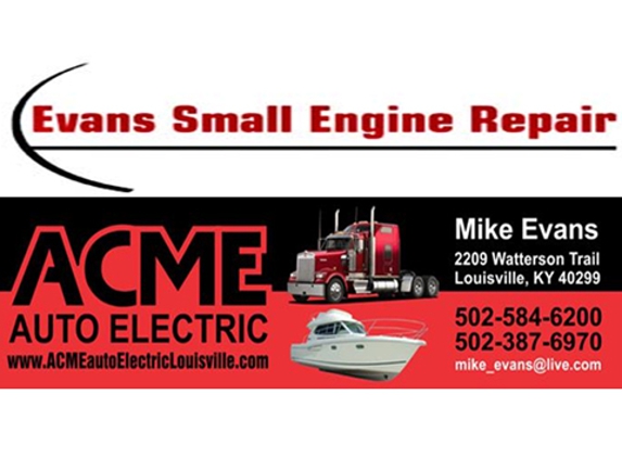 Evans Small Engine Repair - Louisville, KY
