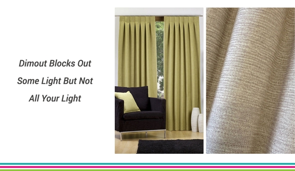 Cairns Curtains & Blinds - Manoora, QLD. Dimout Blocks Out Some Light But Not All Your Light