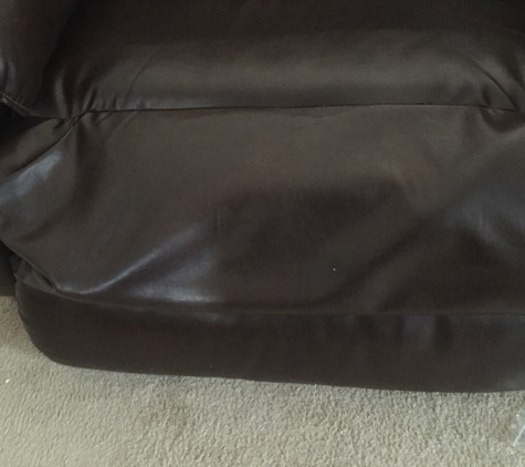 Furniture Fair Inc - Greenville, NC. Padding even failed in footrest